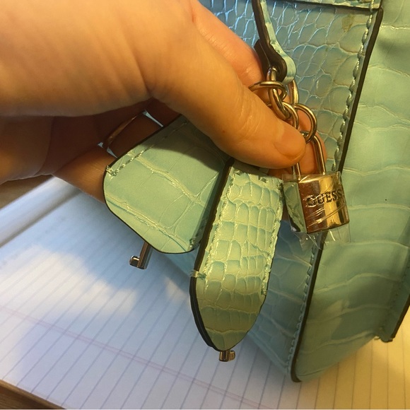 NWT Guess Aqua Katey, gorgeous color - Picture 2 of 9
